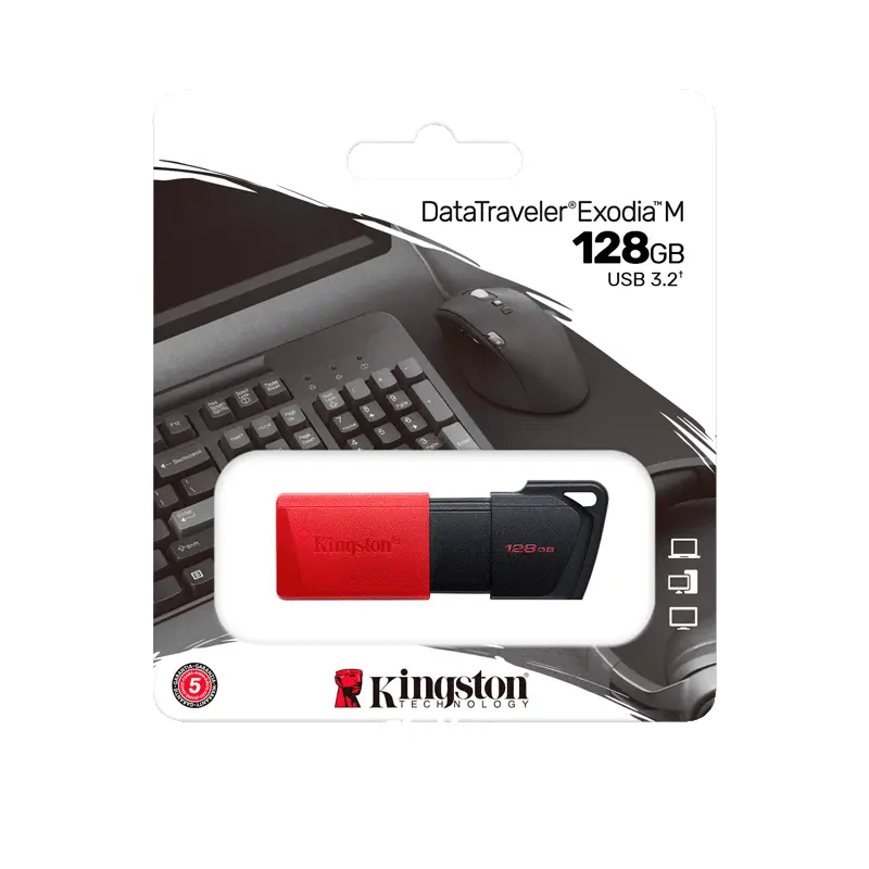 Kingston DataTraveler Exodia M 128GB - USB 3.2 Flash Drive